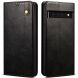 Чехол-книжка UniCase Leather Wallet для Google Pixel 6a - Black (293600B). Фото 1 из 9