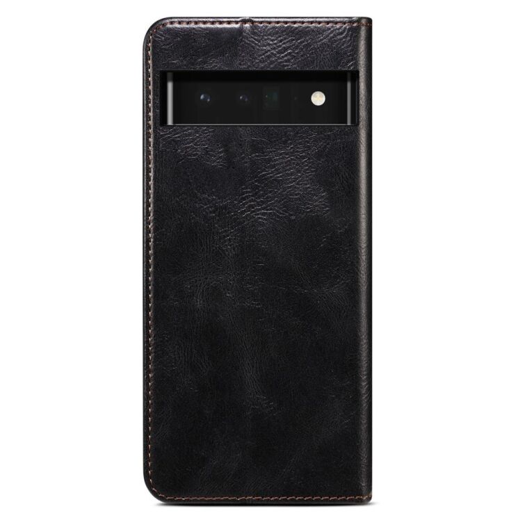 Чехол-книжка UniCase Leather Wallet для Google Pixel 6a - Black: фото 3 из 9
