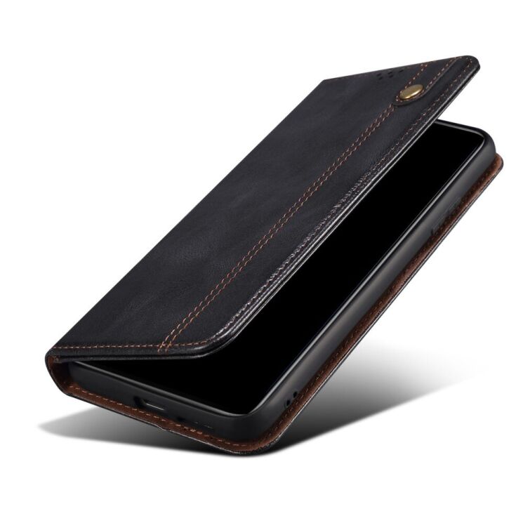 Чехол-книжка UniCase Leather Wallet для Google Pixel 6a - Black: фото 8 из 9