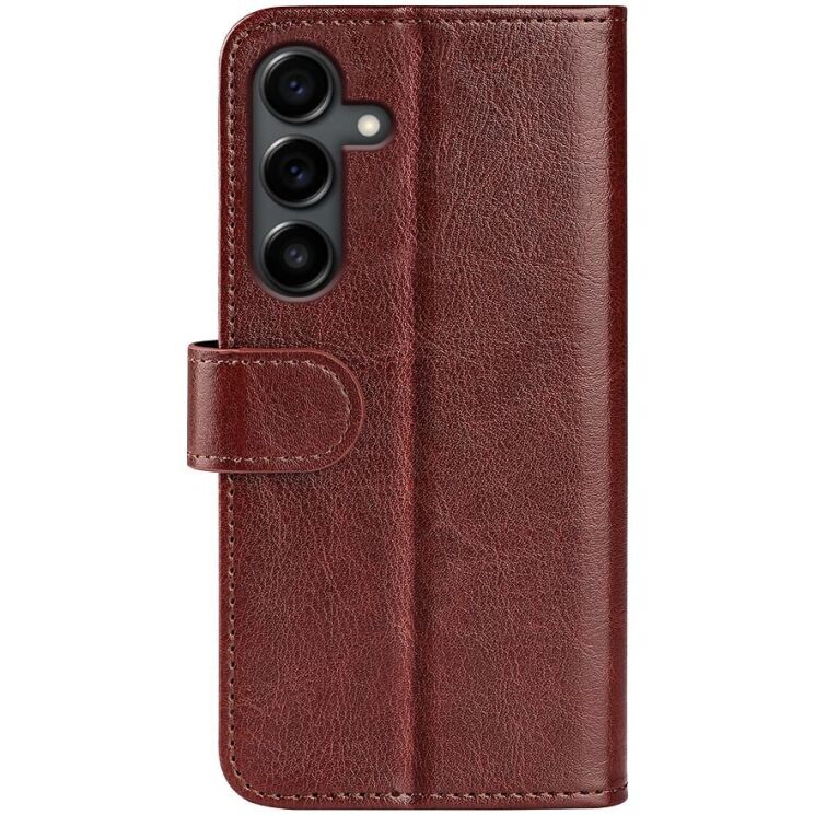 Чехол-книжка Deexe Wallet Style для Samsung Galaxy S25 FE (S731) - Brown: фото 3 из 8