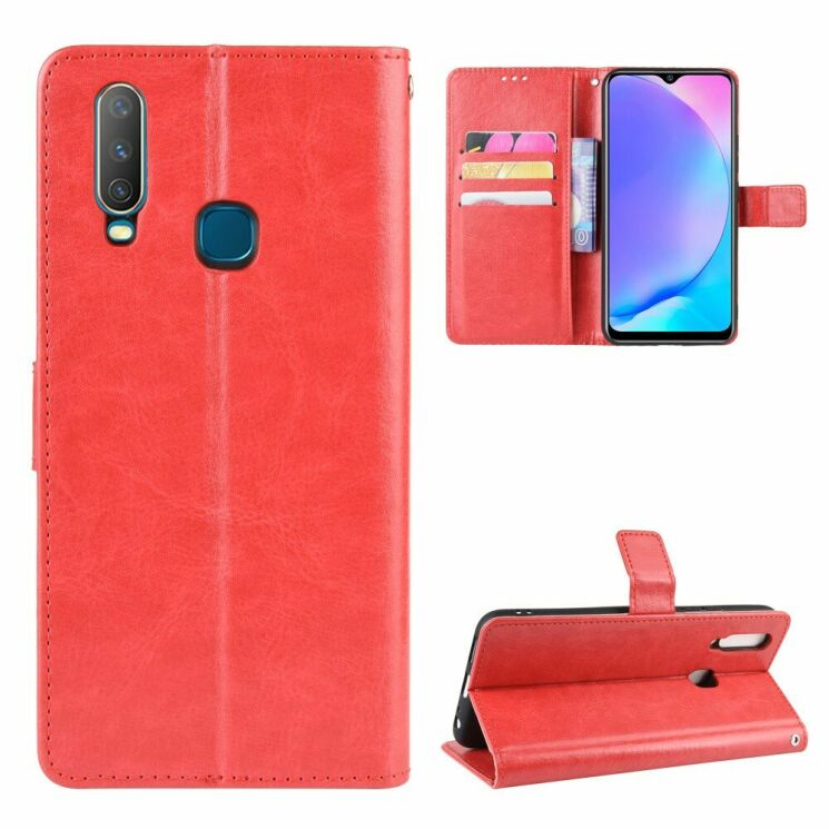 Чехол-книжка Deexe Wallet Style для VIVO Y17 / Y15 - Red: фото 1 из 7
