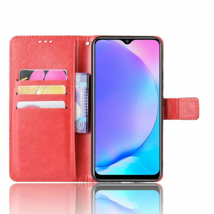 Чехол-книжка Deexe Wallet Style для VIVO Y17 / Y15 - Red: фото 4 из 7