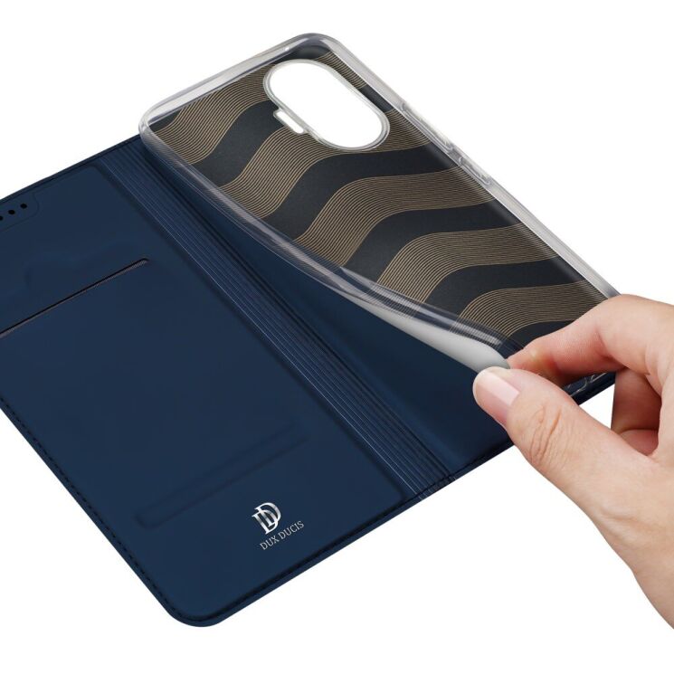 Чехол-книжка DUX DUCIS Skin Pro для Xiaomi Poco F7 - Blue: фото 9 из 11