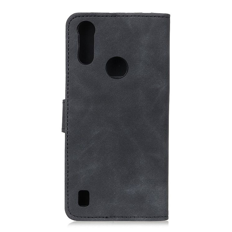 Чехол-книжка KHAZNEH Retro Wallet для Motorola Moto E7 Power / Moto E7i - Black: фото 2 из 8