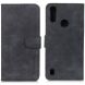 Чехол-книжка KHAZNEH Retro Wallet для Motorola Moto E7 Power / Moto E7i - Black (279402B). Фото 1 из 8