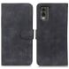 Чехол-книжка KHAZNEH Retro Wallet для Nokia C32 - Black (327401B). Фото 1 из 9