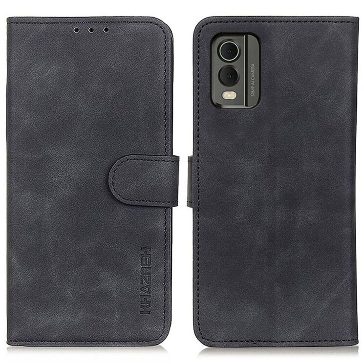 Чехол-книжка KHAZNEH Retro Wallet для Nokia C32 - Black: фото 1 из 9