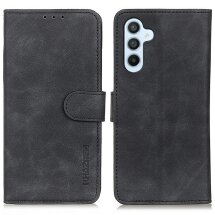 Чехол-книжка KHAZNEH Retro Wallet для Samsung Galaxy A26 (A266) - Black: фото 1 из 8
