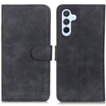 Чохол-книжка KHAZNEH Retro Wallet для Samsung Galaxy S23 FE - Black: фото 1 з 9