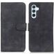 Чехол-книжка KHAZNEH Retro Wallet для Samsung Galaxy S23 FE - Black (376900B). Фото 1 из 9