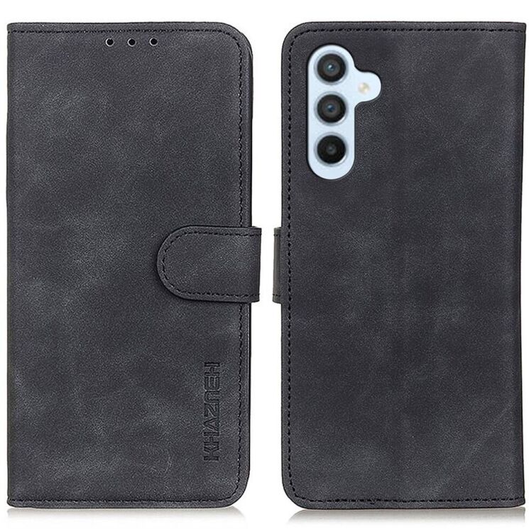 Чехол-книжка KHAZNEH Retro Wallet для Samsung Galaxy S23 FE - Black: фото 1 из 9