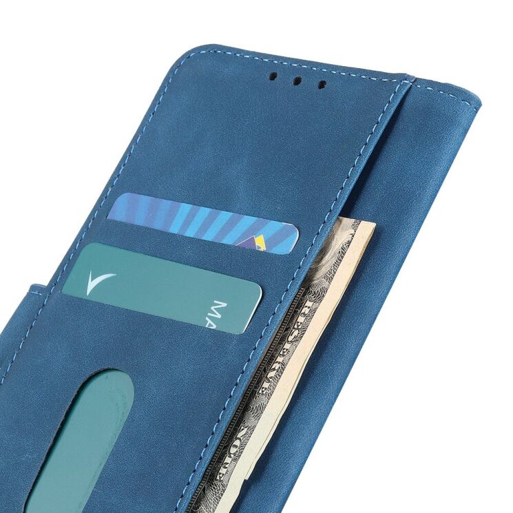 Чехол-книжка с застежкой KHAZNEH Retro Wallet для Xiaomi 17 Pro - Blue (390720L) Чехол-книжка с застежкой KHAZNEH Retro Wallet для Xiaomi 17 Pro - Blue: фото 5 из 8