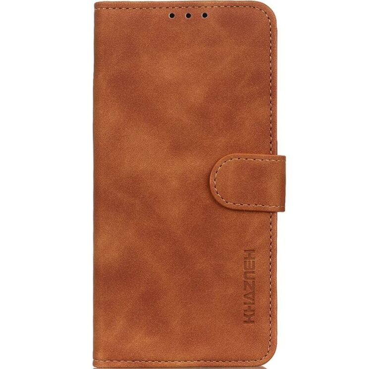 Чехол-книжка KHAZNEH Retro Wallet для Xiaomi Poco F6 Pro - Brown: фото 4 из 9