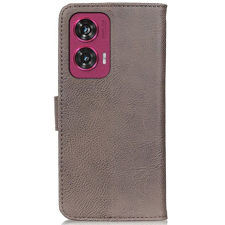 Чехол-книжка KHAZNEH Wallet Cover для Motorola Edge 50 Fusion - Khaki: фото 6 из 8