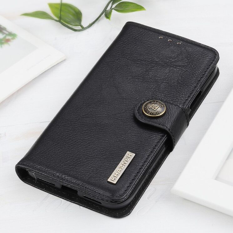 Чохол-книжка із застібкою KHAZNEH Wallet Cover для OPPO A73 (2020) - Black: фото 6 з 11
