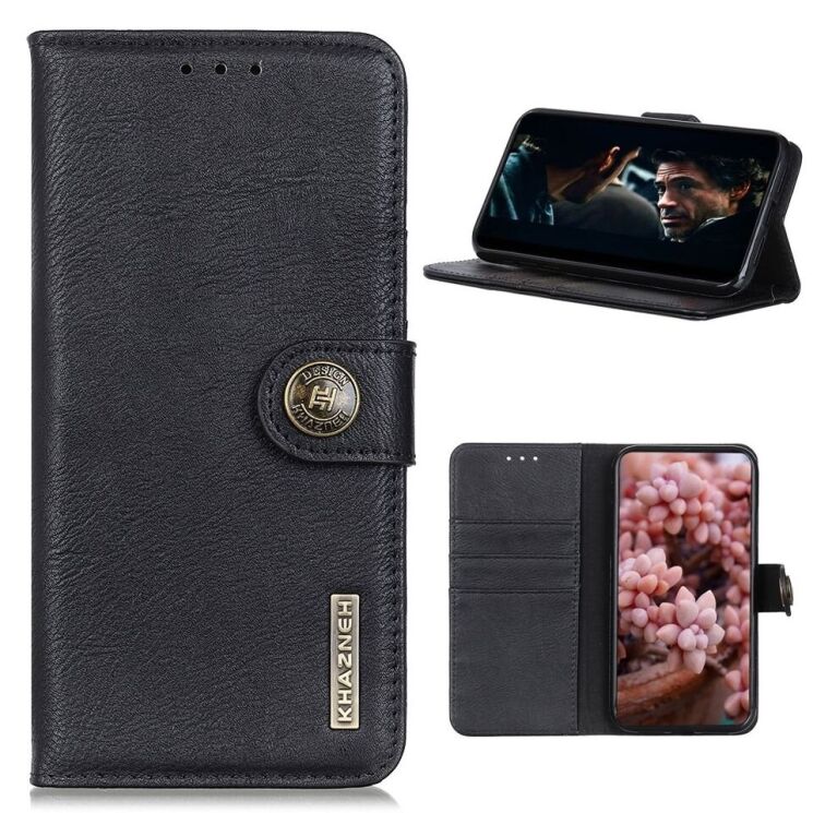 Чохол-книжка із застібкою KHAZNEH Wallet Cover для OPPO A73 (2020) - Black: фото 1 з 11