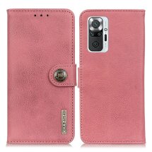 Чохол-книжка KHAZNEH Wallet Cover для Xiaomi Redmi Note 10 Pro - Pink: фото 1 з 8