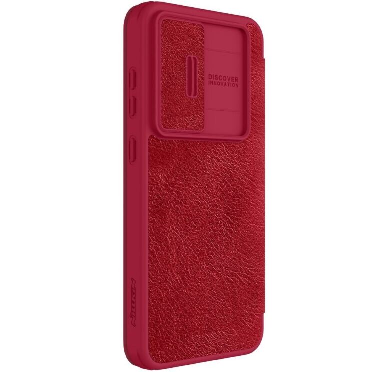 Чехол-книжка NILLKIN Qin Pro для Samsung Galaxy S24 FE (S721) - Red: фото 3 из 15