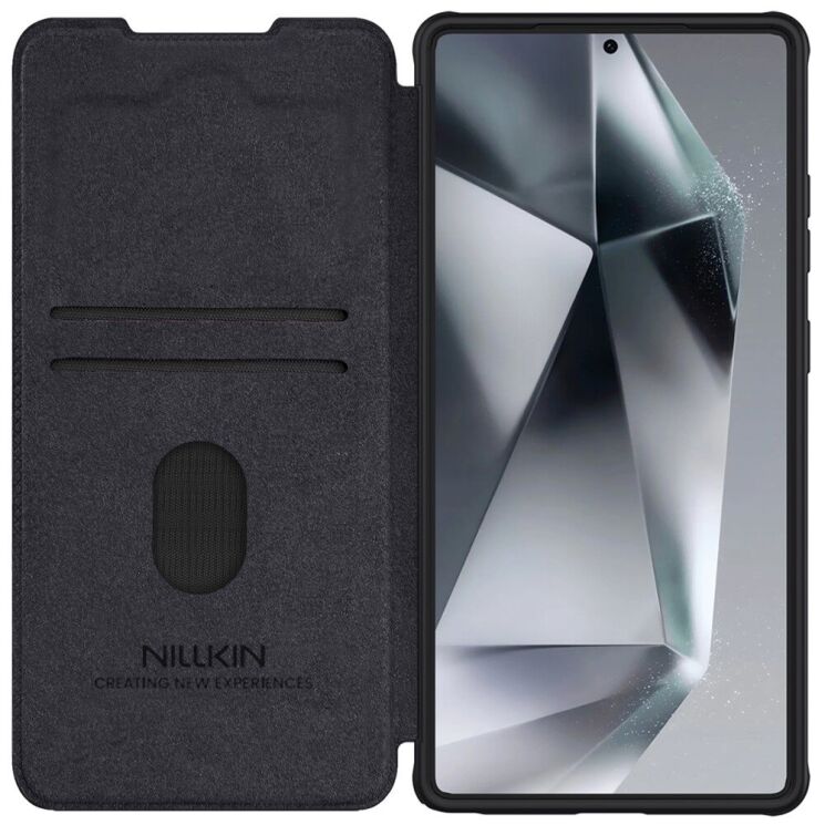 Чехол-книжка NILLKIN Qin Pro для Samsung Galaxy S25 Ultra (S938) - Black: фото 4 из 19
