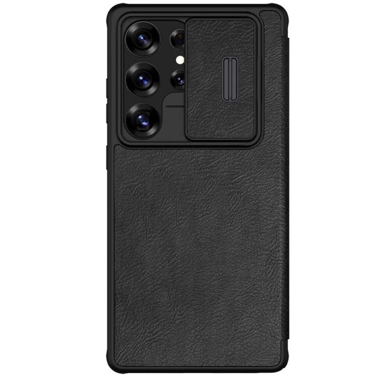Чехол-книжка NILLKIN Qin Pro для Samsung Galaxy S25 Ultra (S938) - Black: фото 1 из 19
