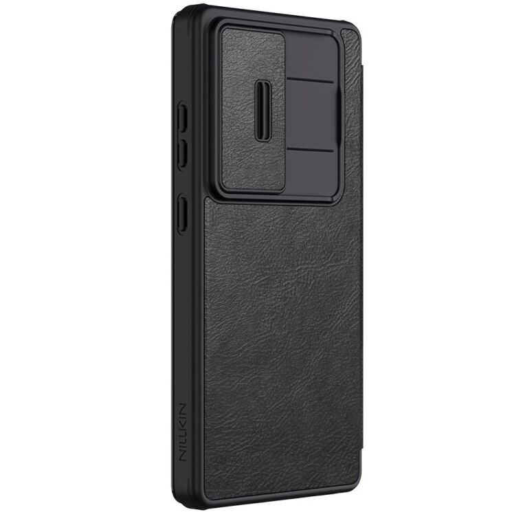 Чехол-книжка NILLKIN Qin Pro для Samsung Galaxy S25 Ultra (S938) - Black: фото 3 из 19