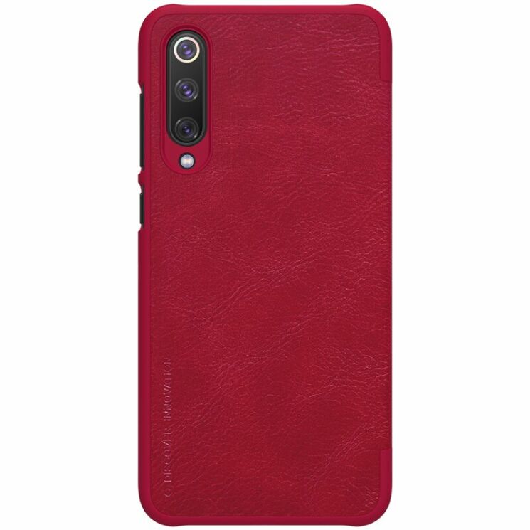 Чехол-книжка NILLKIN Qin Series для Xiaomi Mi 9 SE - Red: фото 2 из 14
