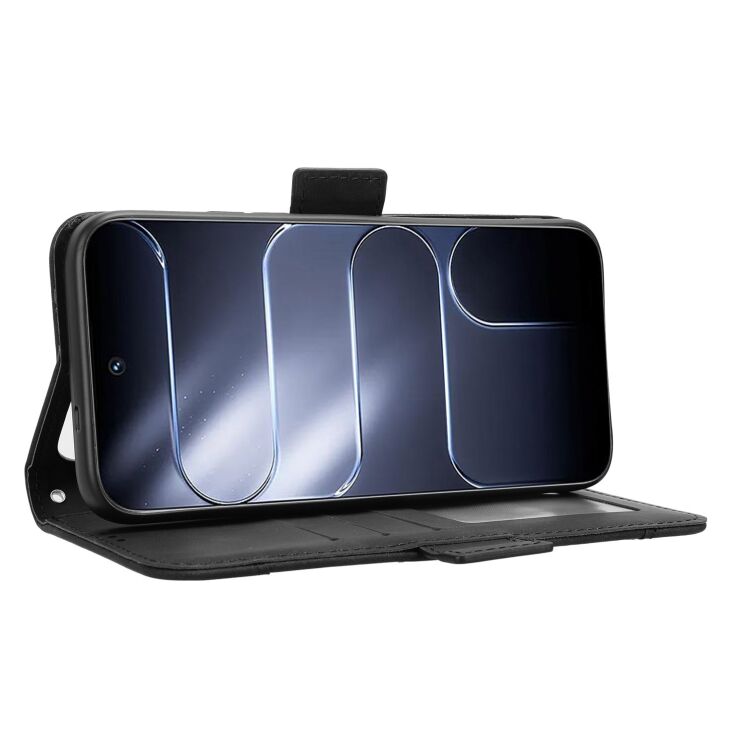 Чехол-книжка с карманами Deexe Wallet Stand для TECNO Spark 50 Pro - Black (269802B) Чехол-книжка с карманами Deexe Wallet Stand для TECNO Spark 50 Pro - Black: фото 6 из 8