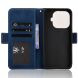 Чехол-книжка с карманами Deexe Wallet Stand для Xiaomi 17T Pro - Blue (422362L). Фото 3 из 16