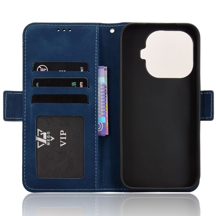 Чехол-книжка с карманами Deexe Wallet Stand для Xiaomi 17T Pro - Blue (422362L) Чехол-книжка с карманами Deexe Wallet Stand для Xiaomi 17T Pro - Blue: фото 3 из 16