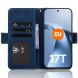 Чехол-книжка с карманами Deexe Wallet Stand для Xiaomi 17T Pro - Blue (422362L). Фото 4 из 16