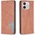 Чехол-книжка с карманами UniCase Geometric Pattern для Honor 600 Lite - Brown: фото 1 из 10