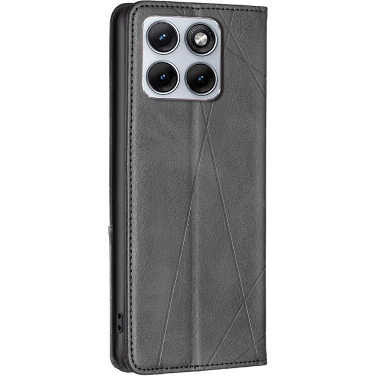 Чехол-книжка с карманами UniCase Geometric Pattern для Motorola Edge 70 Fusion - Black (409506B) Чехол-книжка с карманами UniCase Geometric Pattern для Motorola Edge 70 Fusion - Black: фото 3 из 11
