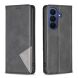 Чехол-книжка с карманами UniCase Geometric Pattern для Samsung Galaxy A27 (A276) - Black (408640B). Фото 1 из 10
