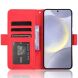 Чехол-книжка с кармашками Deexe Wallet Stand для Samsung Galaxy S26 FE - Red (412778R). Фото 5 из 15