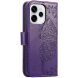 Чехол-книжка с рисунком UniCase Butterfly Pattern для OPPO Reno 15 - Dark Purple (405746DV). Фото 6 из 9