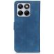 Чехол-книжка с застежкой KHAZNEH Retro Wallet для Motorola Edge 70 Fusion - Blue (409502L). Фото 4 из 7