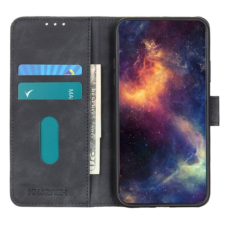 Чехол-книжка с застежкой KHAZNEH Retro Wallet для OnePlus Nord CE6 - Black (391601B) Чехол-книжка с застежкой KHAZNEH Retro Wallet для OnePlus Nord CE6 - Black: фото 3 из 10