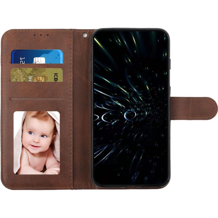 Чехол-книжка с застежкой UniCase Jet Cover для Samsung Galaxy S26 (S942) - Brown: фото 2 из 10