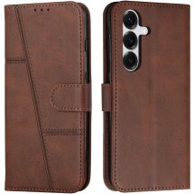 Чехол-книжка с застежкой UniCase Jet Cover для Samsung Galaxy S26 (S942) - Brown: фото 1 из 10