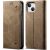 Чехол-книжка UniCase Jeans Wallet для Apple iPhone 15 - Khaki: фото 1 из 7