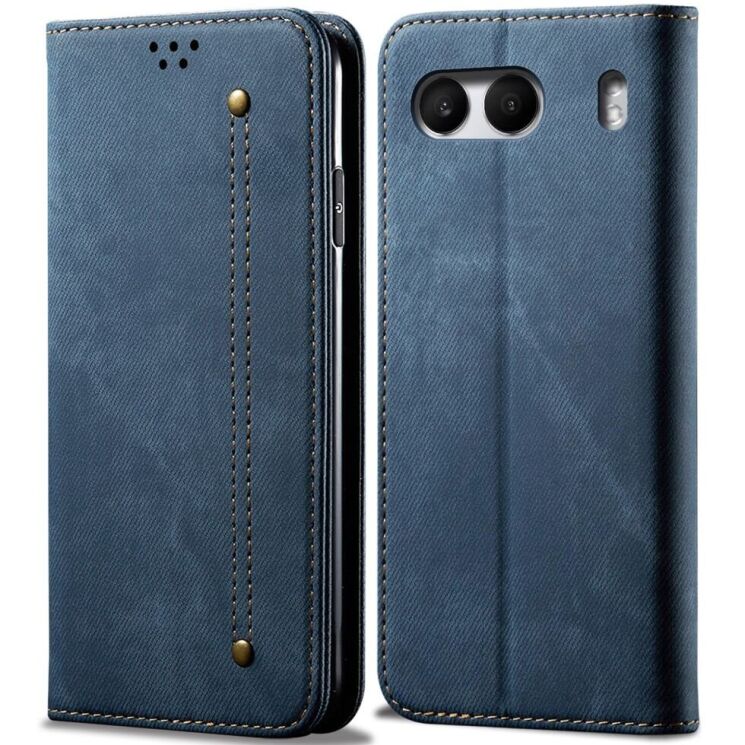 Чехол-книжка UniCase Jeans Wallet для OnePlus Nord 4 - Blue: фото 1 из 7