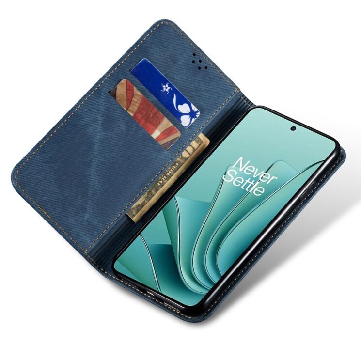 Чехол-книжка UniCase Jeans Wallet для OnePlus Nord 4 - Blue: фото 2 из 7