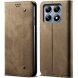 Чехол-книжка UniCase Jeans Wallet для Xiaomi 14T - Khaki (365743K). Фото 1 из 6