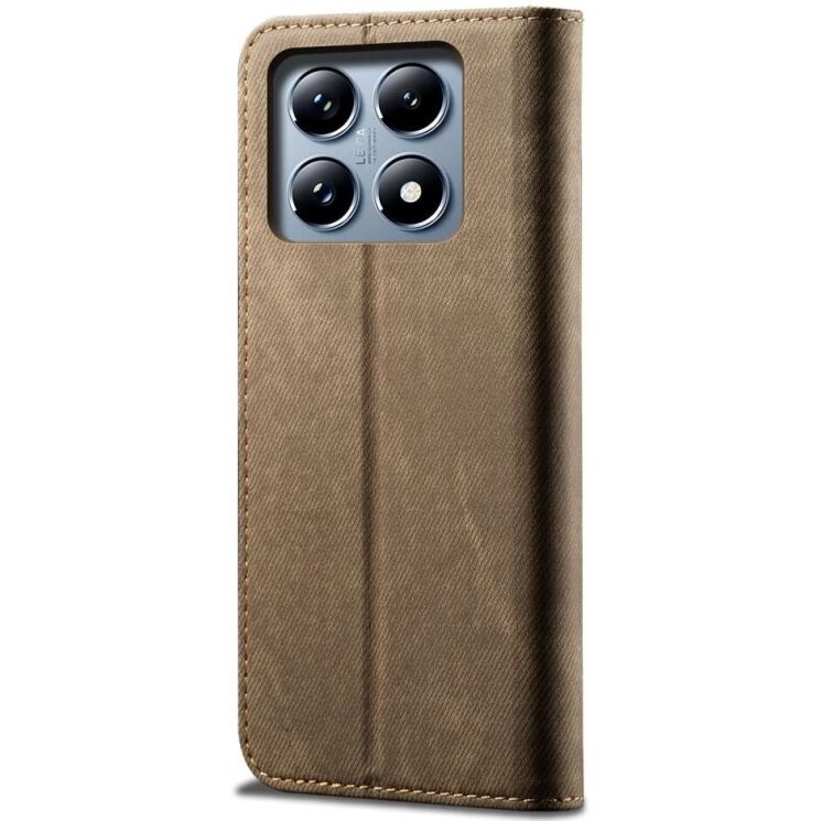 Чехол-книжка UniCase Jeans Wallet для Xiaomi 14T - Khaki: фото 5 из 6