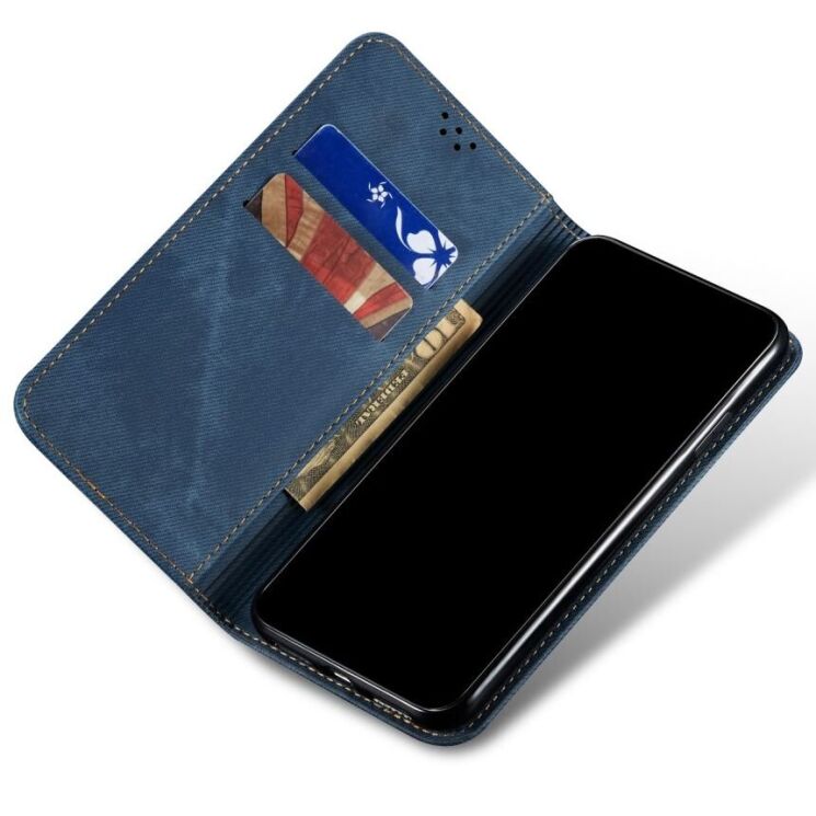 Чохол-книжка UniCase Jeans Wallet для Xiaomi Poco X3 - Blue: фото 5 з 8