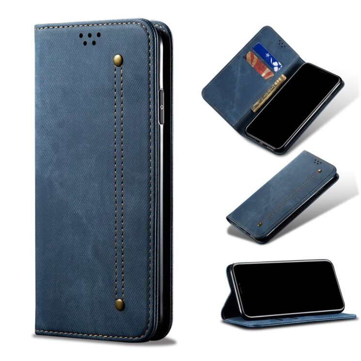Чохол-книжка UniCase Jeans Wallet для Xiaomi Poco X3 - Blue: фото 7 з 8