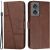 Чехол-книжка UniCase Jet Cover для Motorola Edge 50 Fusion - Brown: фото 1 из 10