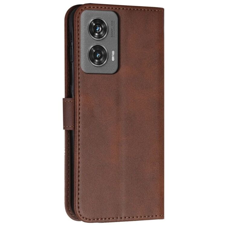 Чехол-книжка UniCase Jet Cover для Motorola Edge 50 Fusion - Brown: фото 5 из 10