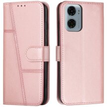 Чехол-книжка UniCase Jet Cover для Motorola Moto G05 - Rose Gold: фото 1 из 11