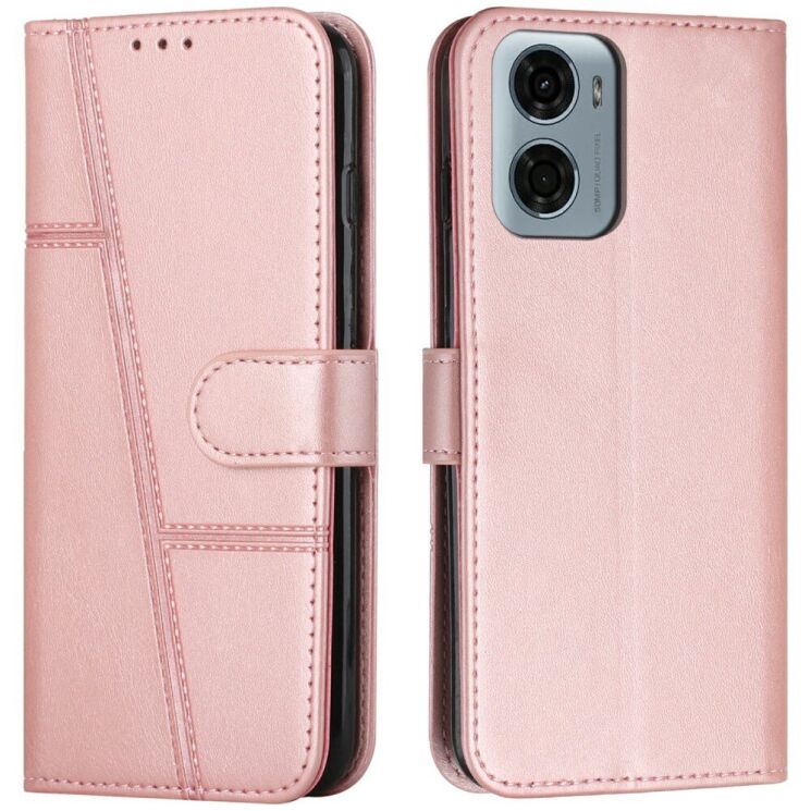 Чохол-книжка UniCase Jet Cover для Motorola Moto G05 - Rose Gold: фото 1 з 11